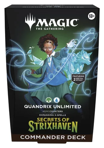 Magic the Gathering Secrets of Strixhaven Commander Deck Quandrix Unlimited English